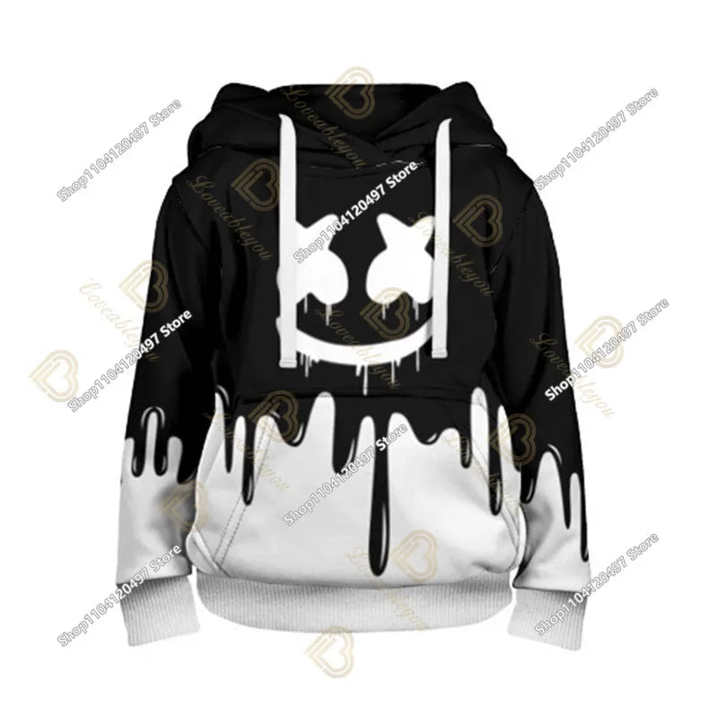 Children's Clothing Fortnite Cosplay Hoodie Sweatshirt Battle Ikonik Man Sleeve Costume Christmas Pullover Stress Shirt Clothes