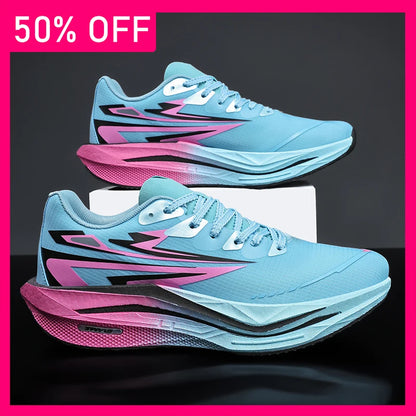 Sapatilhas desportivas unissexo modernas com atacadores para corrida, absorção de impacto, antiderrapantes, com efeito rebound, para treino, modelo 2026, sapatilhas de fitness outdoor