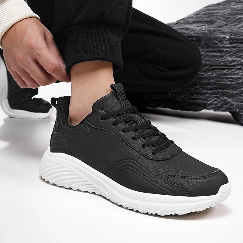 Autumn and Winter Men's Waterproof Sneakers Soft and Cushion Sport Shoes For Walking Plus Size 39-48 Casual Shoes For Men