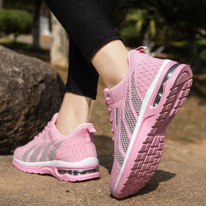 New Summer Rebound Womens Sports Shoes Lightweight Shock-absorbing Running Shoes Marathons Foot Protection Balance Walking Shoes