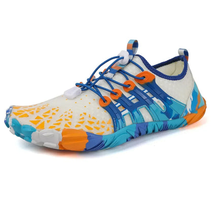 Men Women Water shoes Upstream Wading Swimming Barefoot Five Fingers Aqua Shoes Colorful Beach Seaside Light Unisex Sneakers New