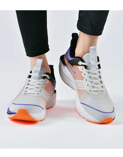 Men Sports Running Shoes Marathon Air Cushion Breathable Lightweight Comfortable Women Outdoor Athletic Sneakers Jogging Tenis