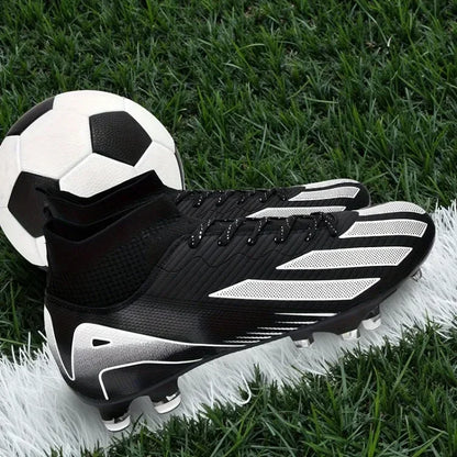 Men New TF Football Boots Sneakers Society Turf Grass Ultralight Male Soccer Shoes Comfortable Ankle Football Shoes Futsal Fast