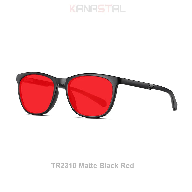 Men Sleep Blue Light Blocking Glasses Women Anti Radiation Computer Eyewear UV500 PC Red Lenses TR90 Square Eyeglasses Frames