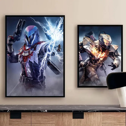 Destiny Poster Self-adhesive Art Waterproof Paper Sticker Coffee House Wall Decor