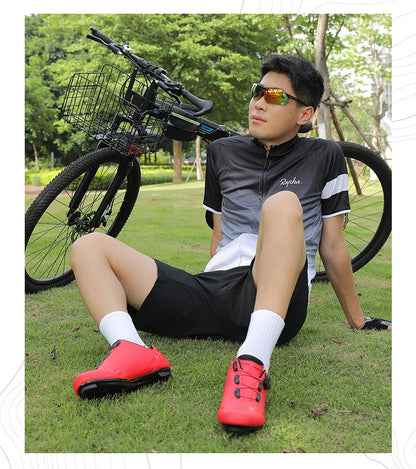Unisex Cycling Shoes Speed Competitive Cycling Shoes SPD Road Bike Lock Shoes Breathable MTB Mountain Off-Road Cycling Shoes