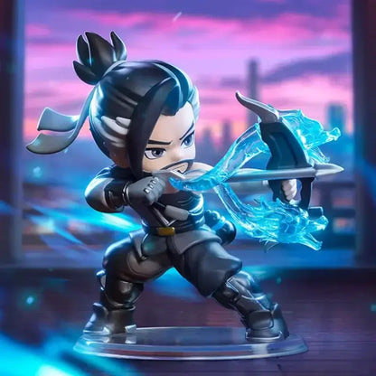 POP MART Overwatch Play of the Game Series Original-Blind-Box Überraschungs-Mystery-Box Niedliche Anime-Actionfiguren Ornamente Figuren