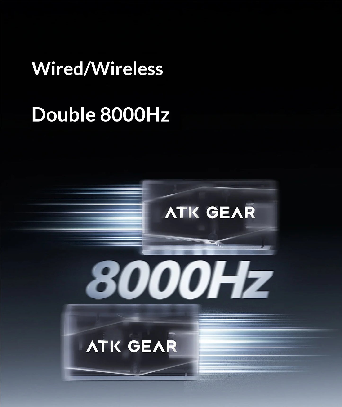Rato Gaming Sem Fios ATK Dragonfly Y9 PAW3950 Ultra Nordic54L15 8Khz de Alto Desempenho para Computador, Escritório e Acessórios de Rato