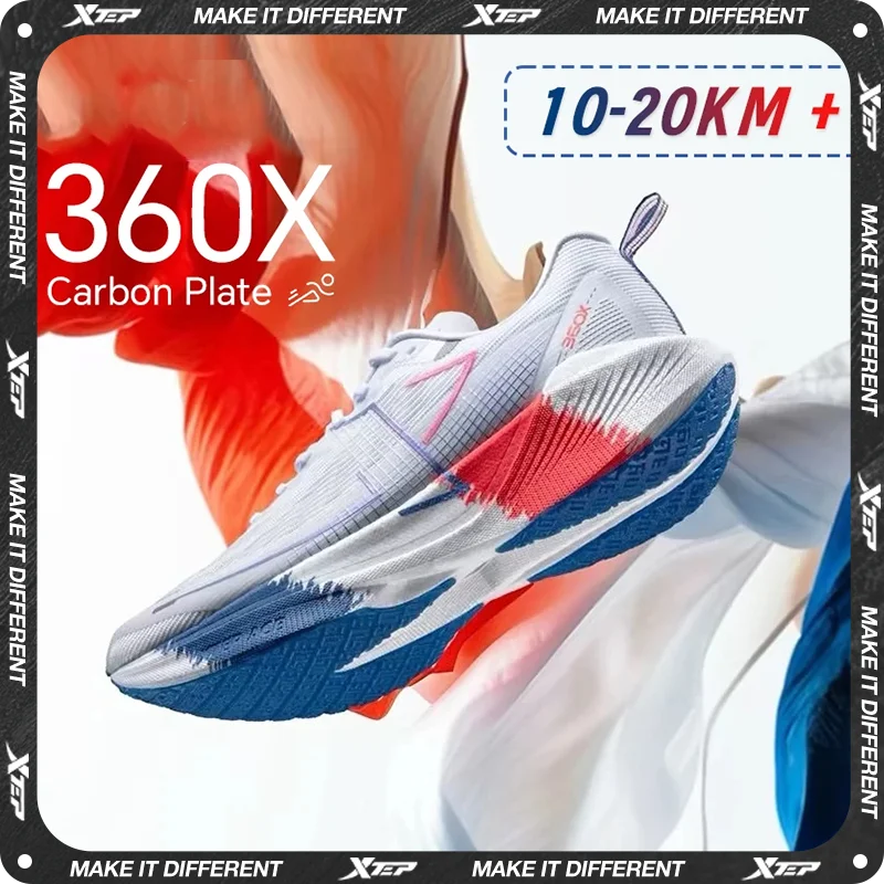 Xtep 360X Professional Ténis de Corrida para Homem com Placa de Carbono para Maratona PB, Sapatilhas Desportivas Leves em Material ETPU 976119110080