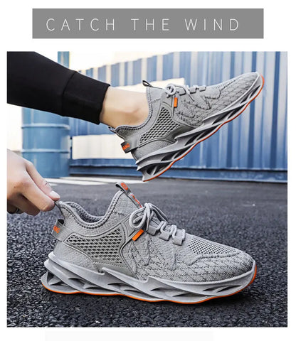 Men's Comfortable Running Shoes Breathable Sporty Casual Versatile Heightening Dad Shoes Autumn New Arrival Low Cut Sneakers