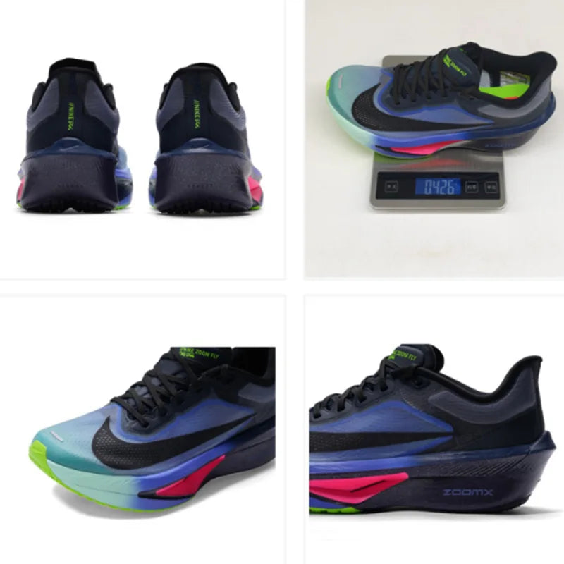 Nike Zoom Fly 6 Men's Racing Road Running Shoes – Lightweight ZoomX Foam Breathable Cushioned Sneakers FN8454-402/800/004/403