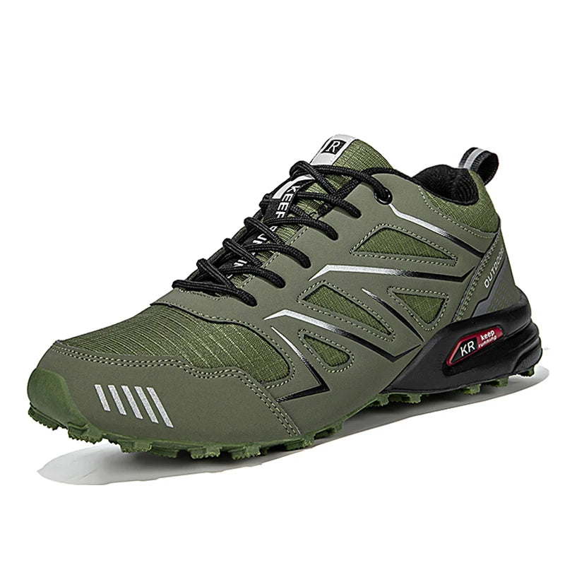 Men's Hiking Shoes Waterproof All-Terrain Outdoor Sneakers Non-Slip for Trekking Camping Tactical Training  Outdoor Cycling