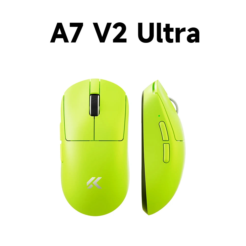 MCHOSE A7 V2 Rato Gaming Sem Fios Leve, Dupla Taxa de Polling de 8,000Hz, PAW3950 TI, Rato Gaming, Esports e Escritório