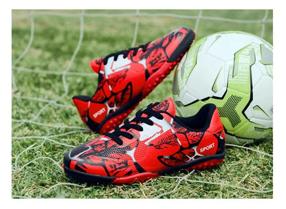 Buty piłkarskie dla dzieci Sports Society Field Chłopięce buty do piłki nożnej Futsal Szybkie buty do halowej piłki nożnej Oryginalne buty z kolcami do kostek Buty piłkarskie