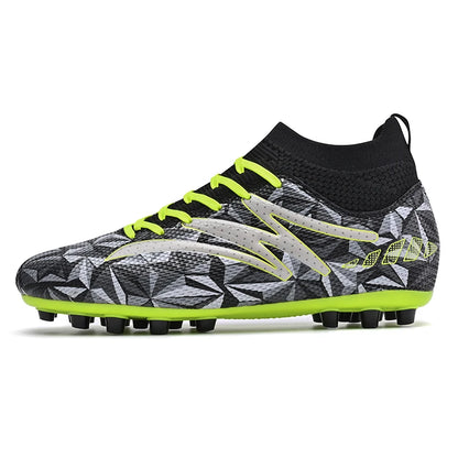 New Men Football Boots Breathable Sport Training Soccer Shoes Cleats Sport Outdoor TF Futsal Match Turf Grass Drop Shipping
