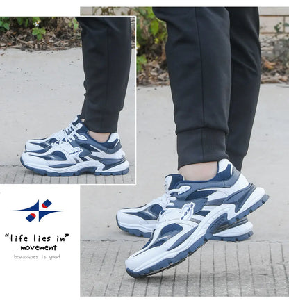 BONA  New Designers Breathable Road Running Shoes Casual Shoes Man Athletic Walking Footwea Men Outdoor Jogging r Mansculino