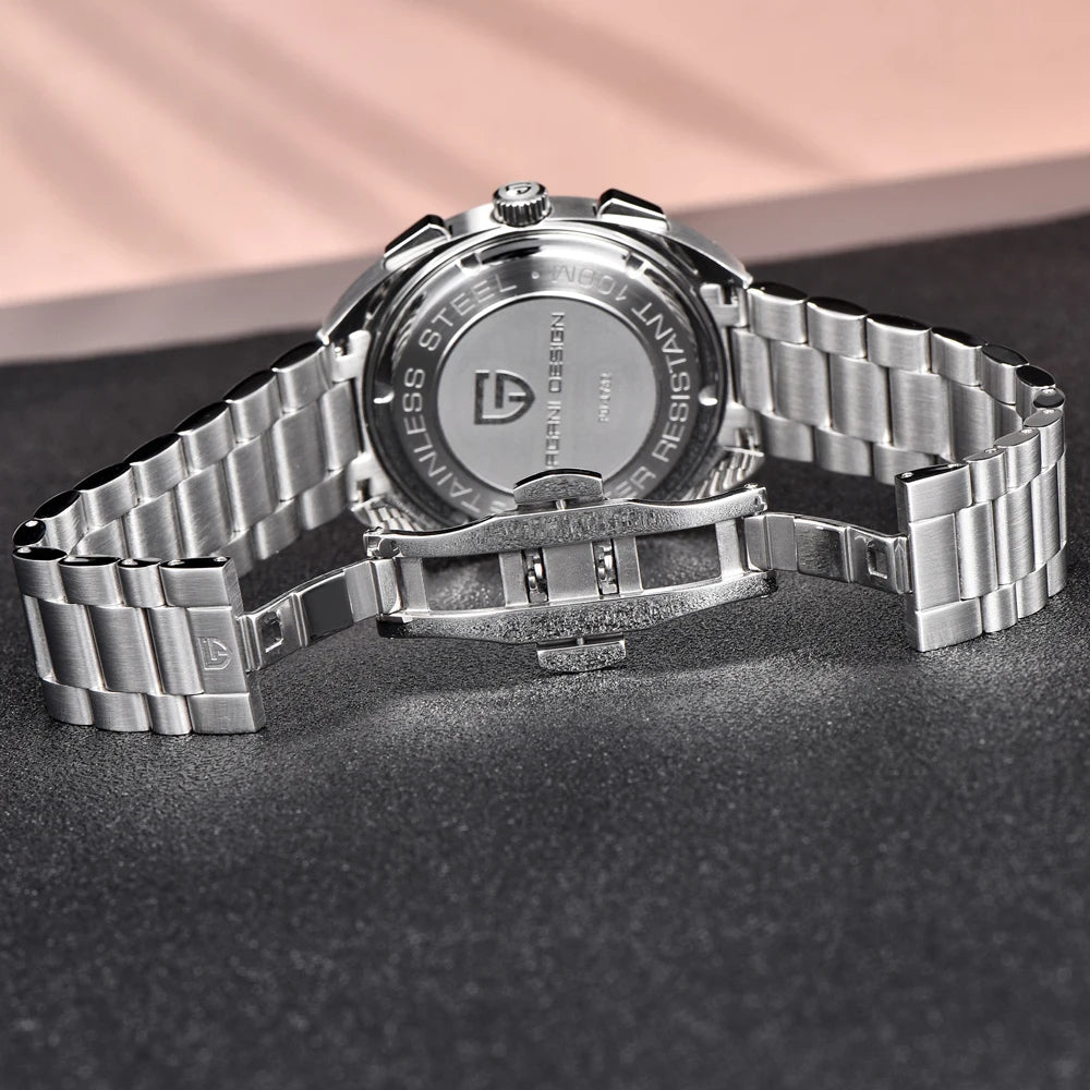 PAGANI DESIGN 2026 NEW Turtle Back Chronograph 1782 fashion quartz wristwatch for Man Luminous Waterproof Watch Reloj hombre