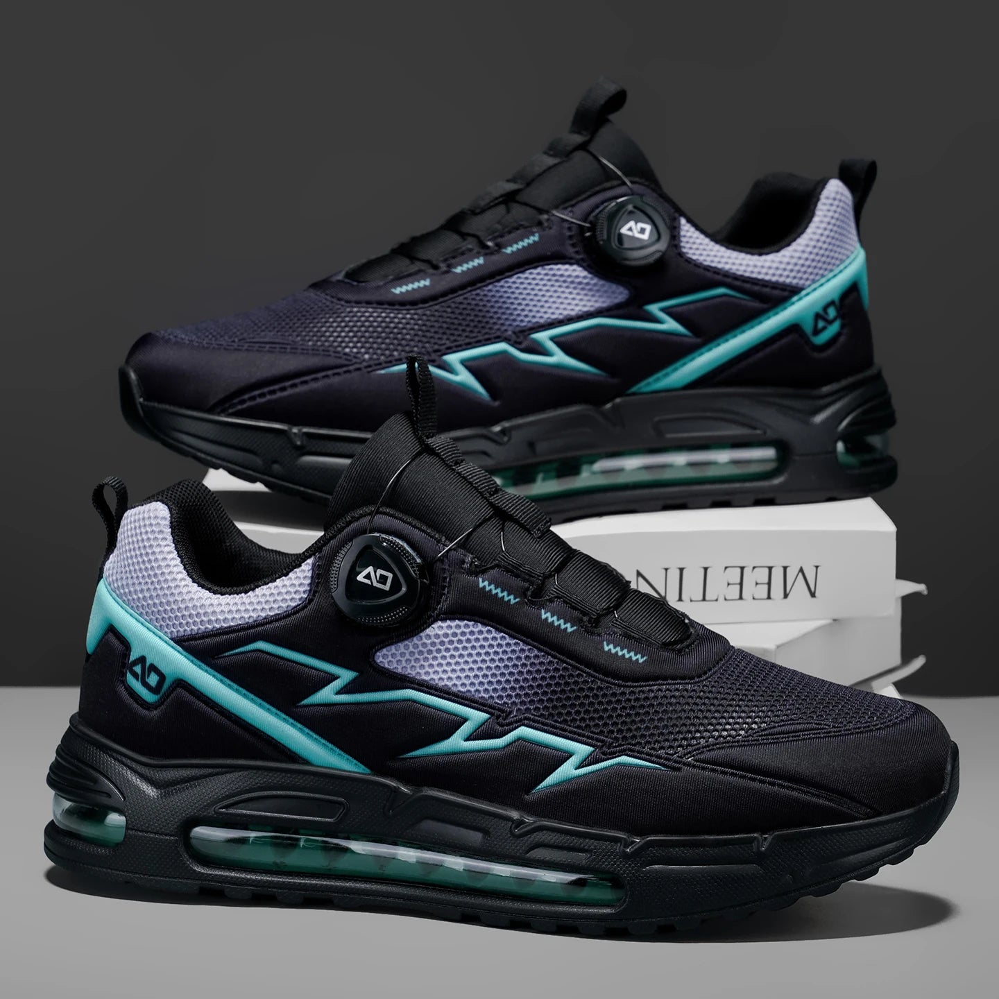 Spring & Summer Men's Running Shoes  Outdoor Hiking,Wear-Resistant Trail Shoes with BOA Closure,Breathable Sports & Casual Style