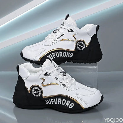 Large Size Spring and Autumn New Thick Sole Height Increasing Casual Men's Shoes Niche Trend Versatile Flat Sports Men's Shoes