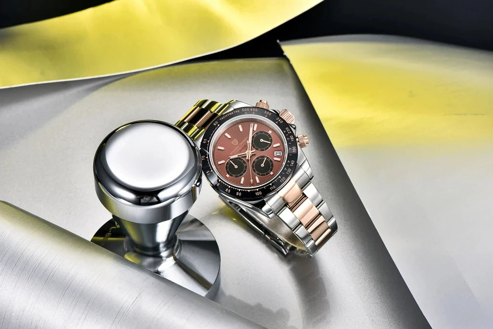 Gold 1644 PAGANI DESIGN 2026 New Men's Watches Top Brand Luxury Mens Quartz Wrist Watch Men Watch Men Chronograph Waterproof