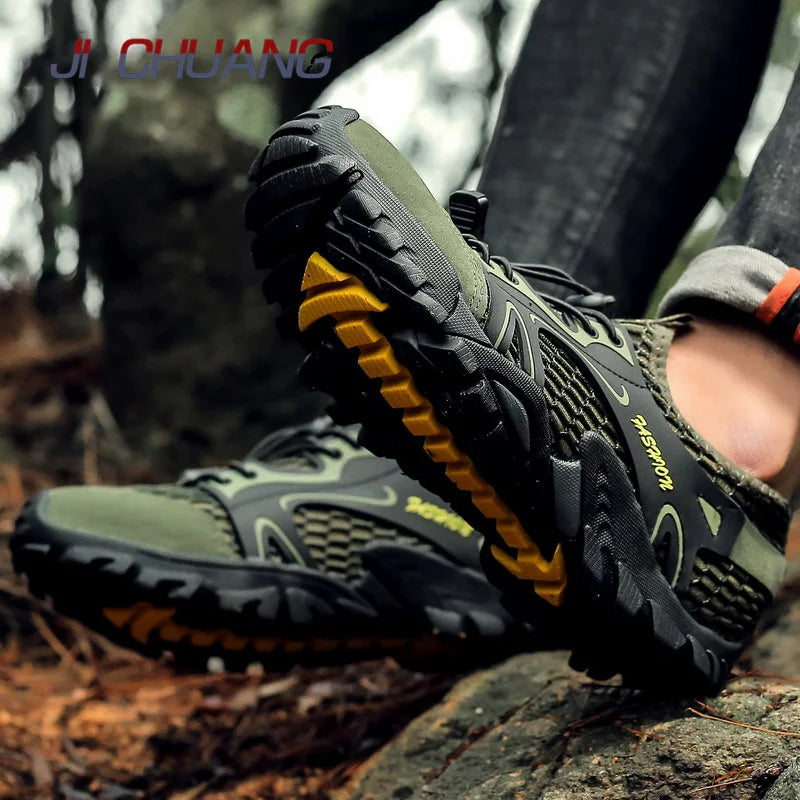39-50 Water Shoes Men Quick Drying Swim Beach Aqua Shoes for Water Sport Diving Hiking Sailing Travel Sneakers  mountaineering