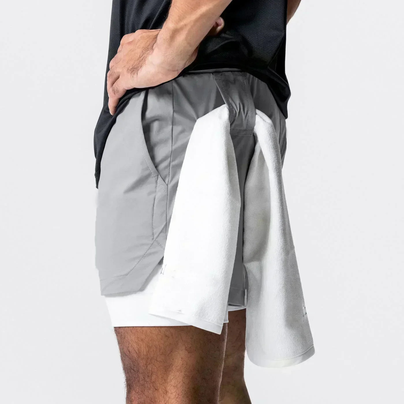 2026 Dragon Ball Anime Men's Shorts Sportswear Quick Dry Gym Pants Double-layer 2 in 1 Shorts Y2k Summer Breathable Streetwear