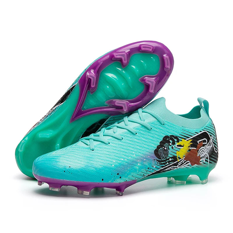 New Men Soccer Shoes Grass Ultralight Sport Comfortable Adult Non-Slip Football Boots Outdoor Cleats Sport Futsal Training Match