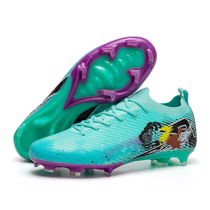 New Men Soccer Shoes Grass Ultralight Sport Comfortable Adult Non-Slip Football Boots Outdoor Cleats Sport Futsal Training Match