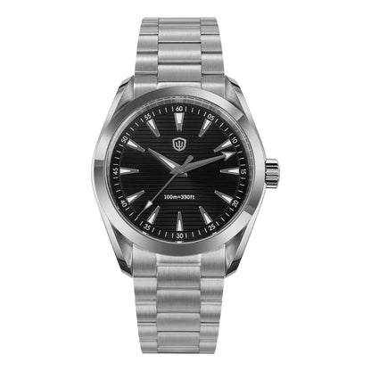 Watchdives WD0006 Watch VH31 Sweep Second Movement Domed Sapphire Crystal BGW9 Luminous 10Bar Waterproof 38mm Vintage Watches
