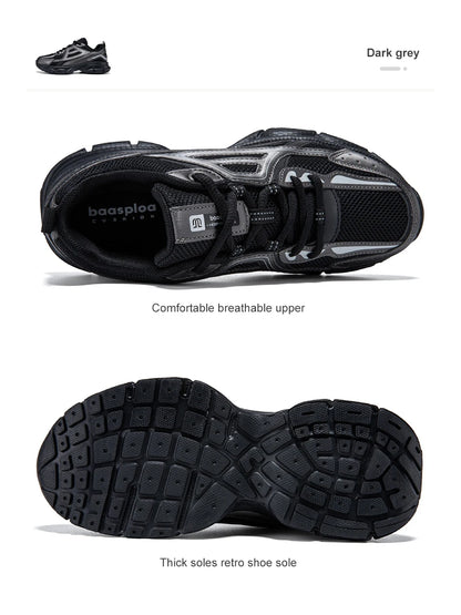 Baasploa Women Running Shoes Fashion Lightweight Mesh Non-slip Jogging Sneaker Female Outdoor Breathable Colorful Casual Shoes