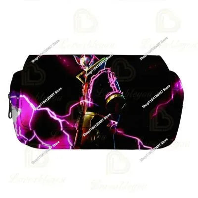 Anime Pencil Bag Kawaii Fortnite Pencil Case Large Capacity Waterproof Handheld Cosplay Pencil Pouch Office Stationary Gift Toy