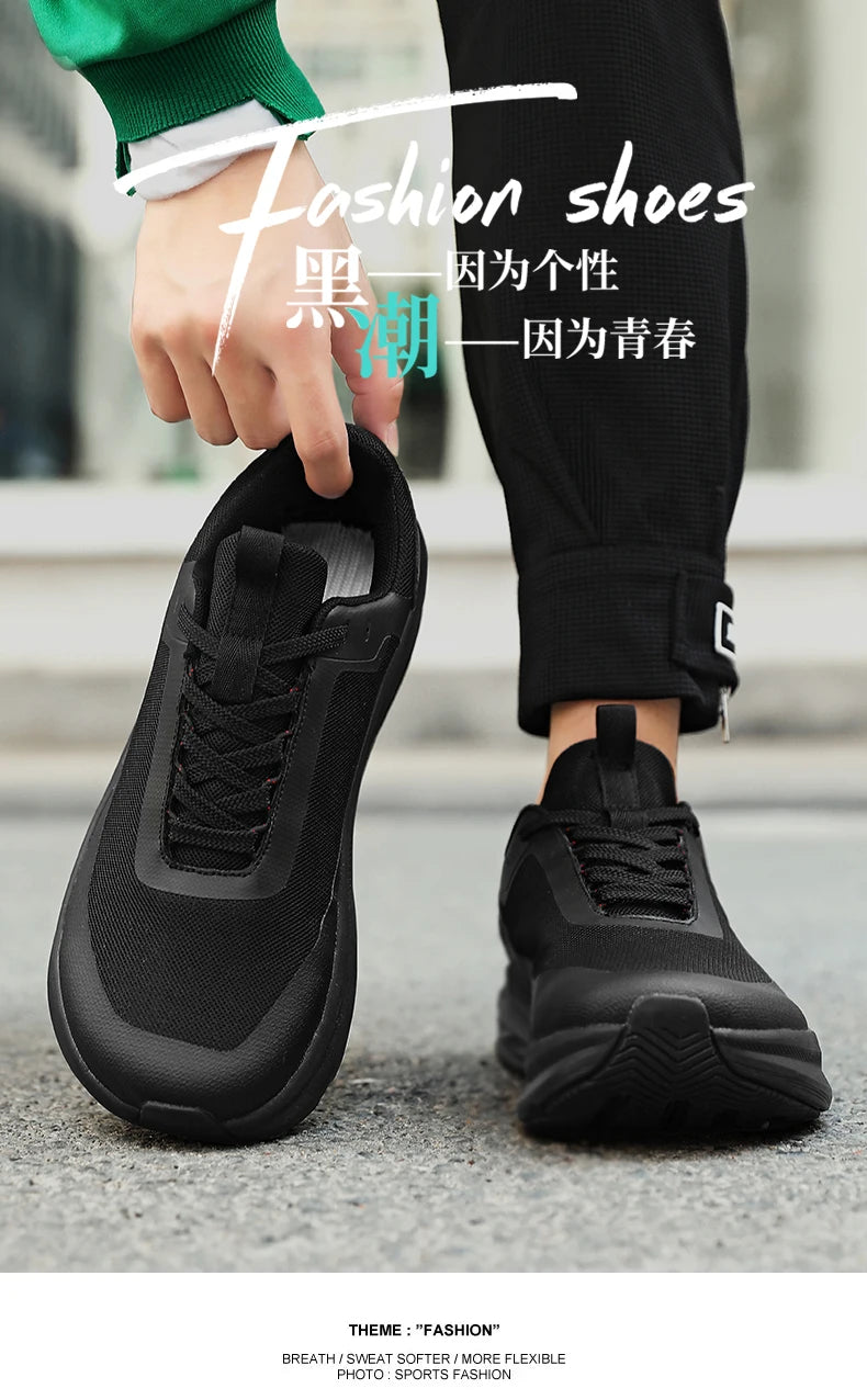 Men Running Shoes Marathon Speciality Sports Breathable Lightweight Women's Comfortable Nonskid Leisure Sneakers Plus Size 38-46