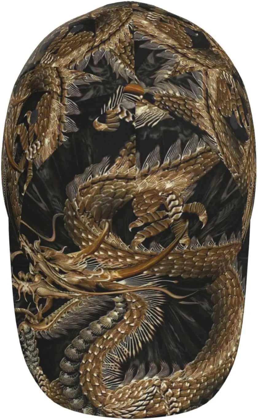 Dragon Snapback-keps, basebollkepsar för män, solhatt för män, justerbar, snygg truckerkeps för kvinnor och män