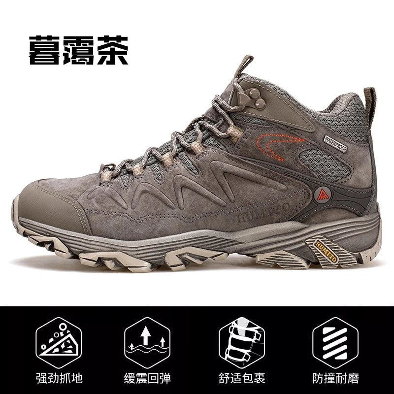 HUMTTO Hiking Shoes Men Winter Outdoor Sports Climbing Shoes hunting shoes Warm women Trekking  Sneakers ankle boots  Tactical