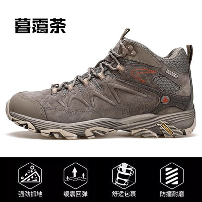 HUMTTO Hiking Shoes Men Winter Outdoor Sports Climbing Shoes hunting shoes Warm women Trekking  Sneakers ankle boots  Tactical