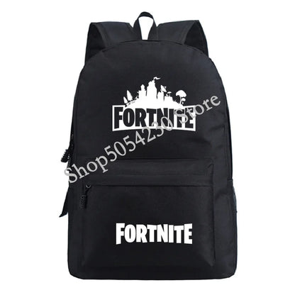 Mochila Fortnite Games, mochila escolar Fortnite para adolescentes, unissexo, com compartimento para portátil, para escola, viagens e uso casual