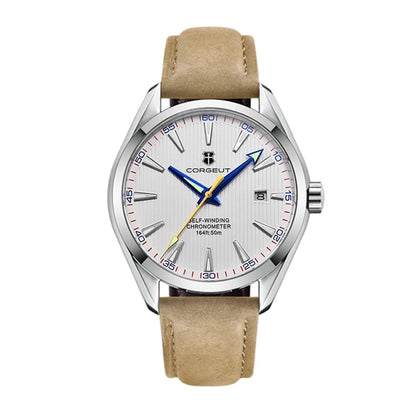 Luxury NH35 Movt Corgeut 41mm Man Sport Clock Automatic Relogio Masculino Mechanical Wristwatch Sapphire Steel Band Men's Watch