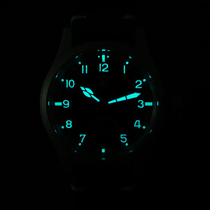 Militado V2 Version Military D12 Watch 36mm AR Sapphire Quartz Movement Watches Waterproof Sub-second Stainless Steel Wristwatch