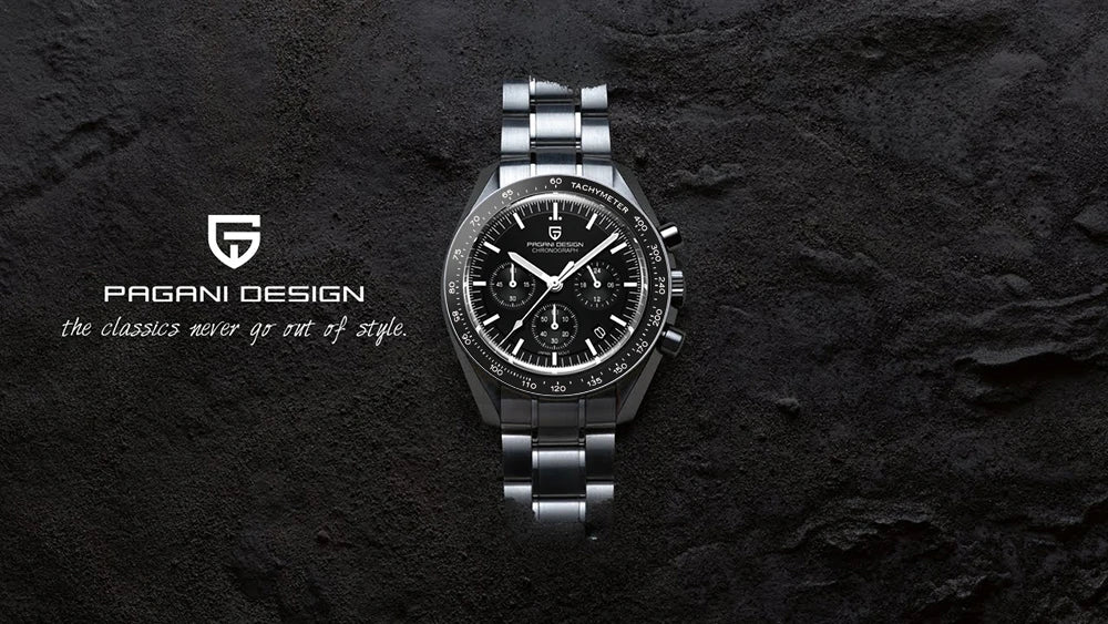 2026 New PAGANI DESIGN Mens Watches Quartz Speed Sports Chronograph Watch For Men Waterproof Luminous AR Sapphire Man Gift Clock
