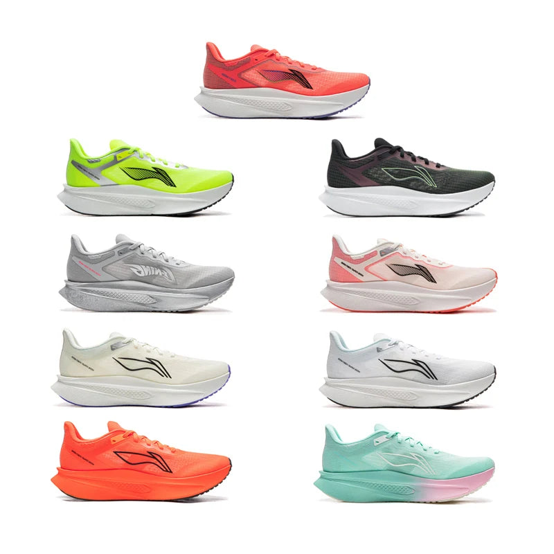 Li-Ning Men's FEIDIAN 6 CHALLENGER Racing Running Shoes SUPER BOOM Lightweight Reflective LiNing Competition Sneakers ARMW003