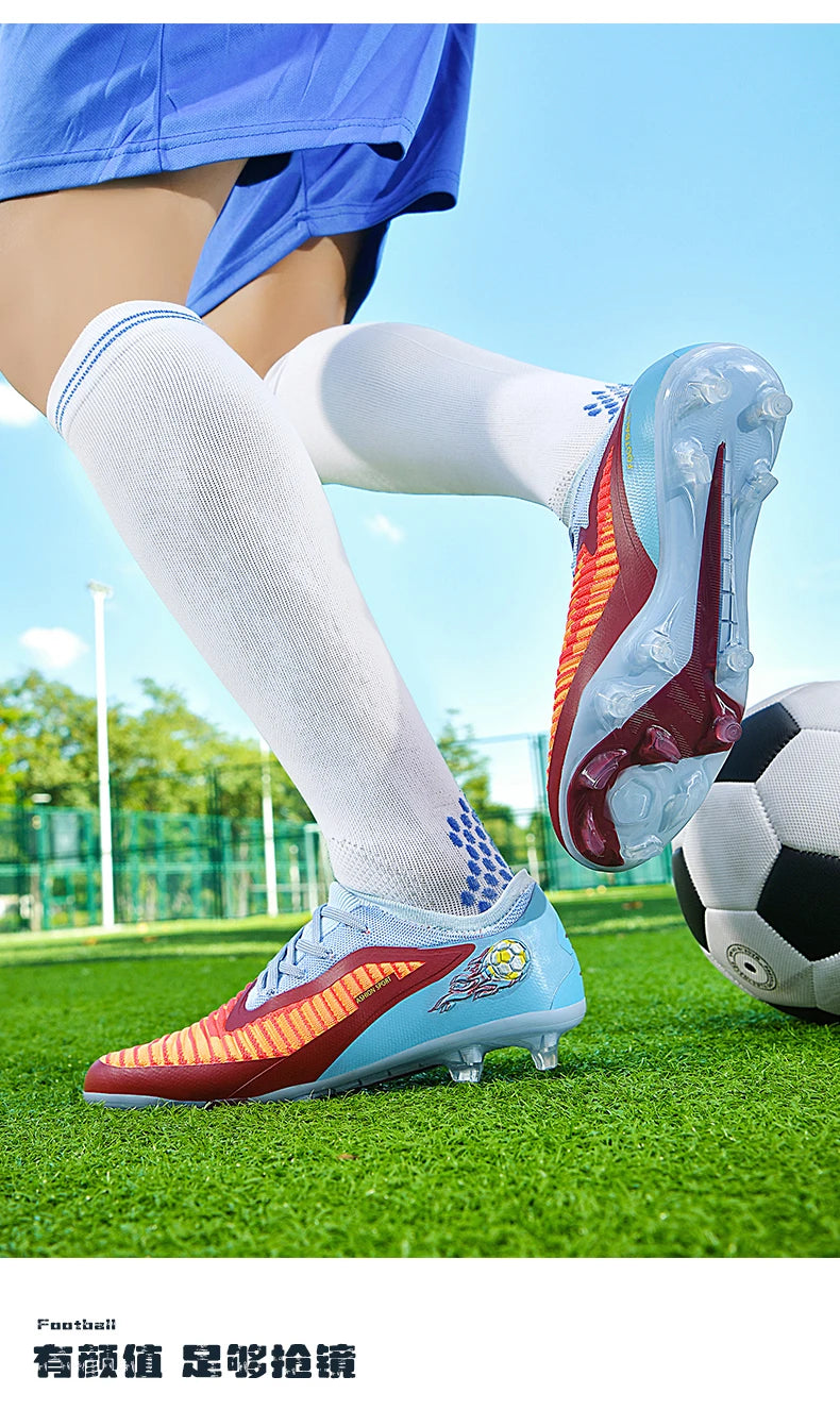 Men Football Boots Society Professional Original Resistant Casual Male Ultralight Outdoor Soccer Shoes Non Slip Football Shoes