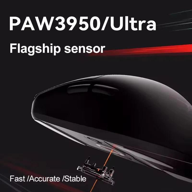 Rato Gaming Sem Fios ATK BlazingSky F1 Extreme PAW3950 Ultra Dual-Mode 8000Hz, 35g, Leve, para E-sports FPS