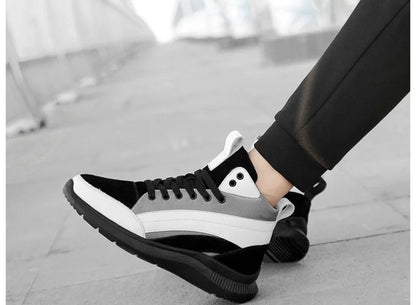 High-top Heightening Shoes Elevator Shoe Height Increase Footwear Men Height Increase Insole 6CM 8CM 10CM Sneakers Shoes