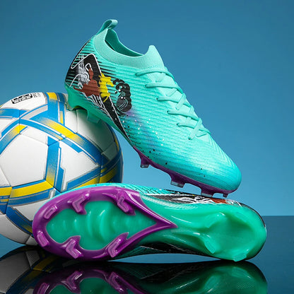 New Men Soccer Shoes Grass Ultralight Sport Comfortable Adult Non-Slip Football Boots Outdoor Cleats Sport Futsal Training Match