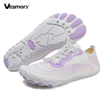 Quick Dry Aqua Shoes for Men Women Breathable Non-slip Water Sneakers Barefoot Soft Sole Wading Footwear for Swimming Beach