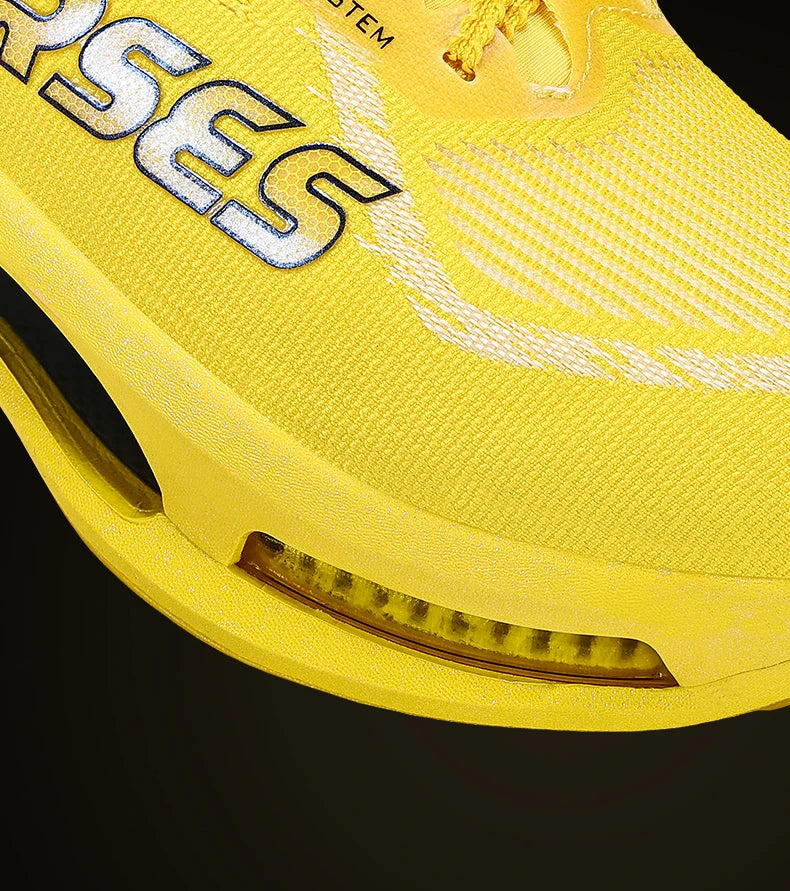 CIERSES Men's Carbon Plate Running Shoes Nitrogen Air Cushion Shock Absorption Stable Training Sports Shoes