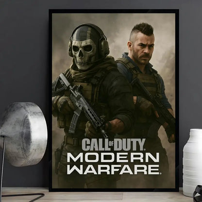 game Call of Duty Poster Posters Anime Room Decor Decoration Movie Backpack Wall Interior Music Wall Art