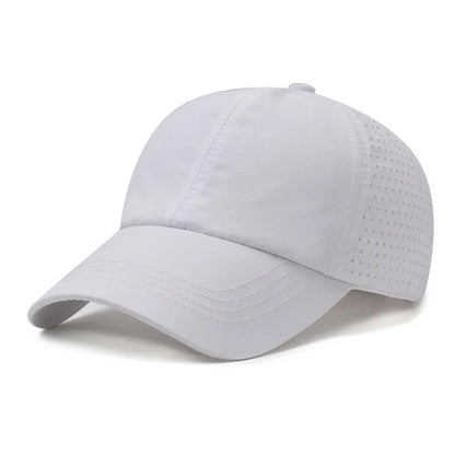 Casquette de soleil à séchage rapide pour femme, casquette de sport décontractée pour homme, casquette de baseball grande taille 60-65 cm, casquette à visière ajustable, casquette à visière
