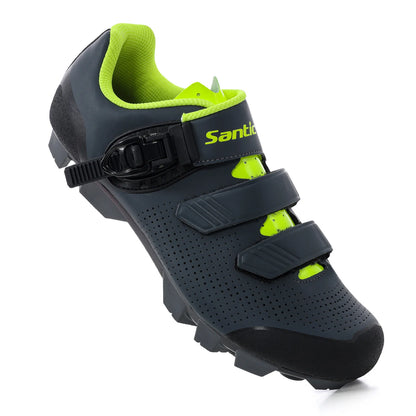 Santic Mountain Bike Lock Shoes for Men SPD Locking Shoes MTB Bike Accessories Breathable Self-Locking Unisex Cycling Sneakers