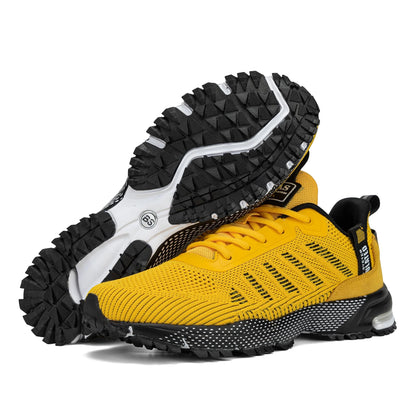 Ténis de corrida para homem Baasploa – Ténis casuais de malha, leves e de design, para corrida, respiráveis, com atacadores, para caminhada desportiva